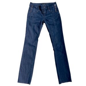 MASSIMO DUTTI  Dark Blue Straight Leg Jeans Size 26